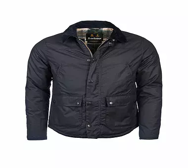 BARBOUR Jacke REELIN WAX dunkelblau